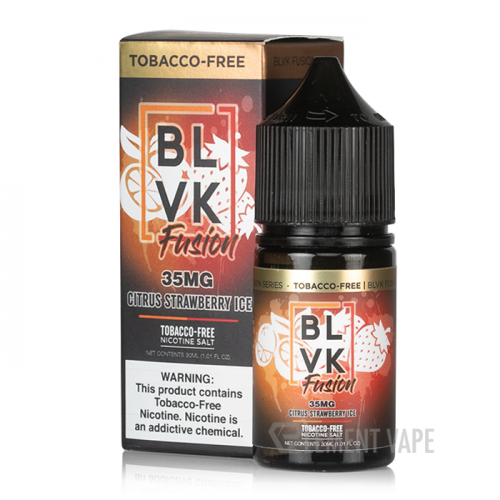 Citrus Strawberry Ice - BLVK Fusion salts | 30ML Vape Juice | 35MG | Vape Store