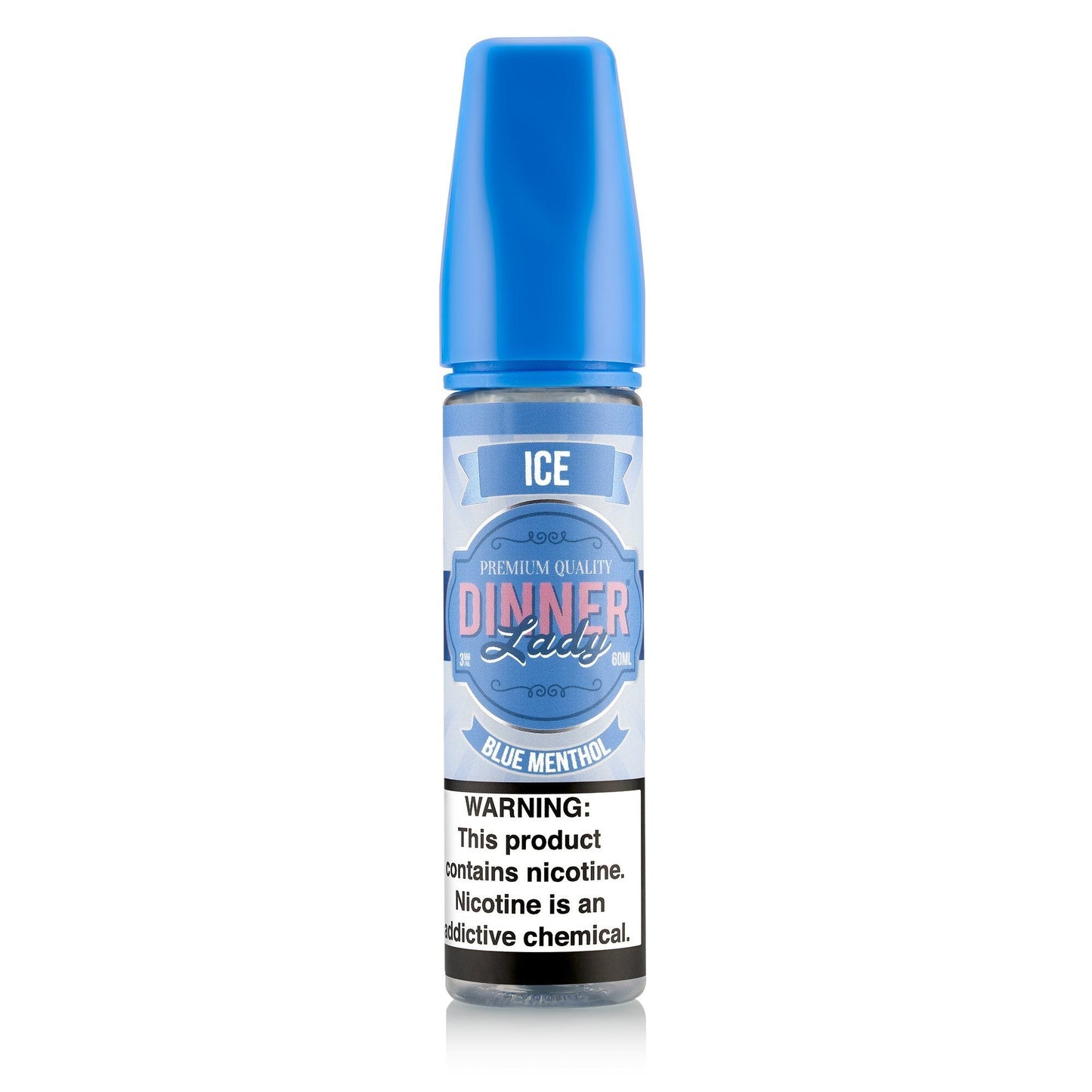 Blue Menthol - Dinner Lady | 60ML Vape Juice | 3MG, 6MG | Vape Store