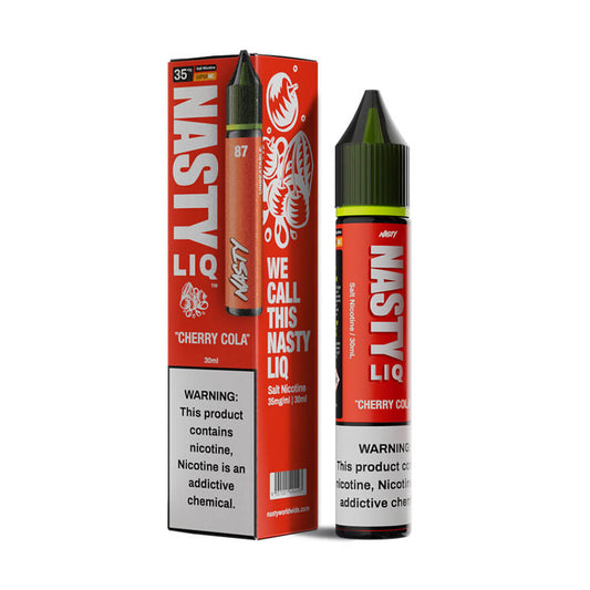 Cherry Cola - Nasty LIQ | 30ML Vape Juice | 35MG, 50MG | Vape Store