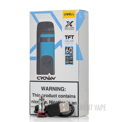 Uwell Crown X 60W Pod System Kit India | Vape Store