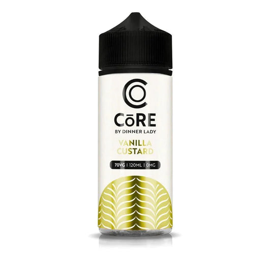Vanilla Custard - Core by Dinner Lady | 120Ml Vape Juice | 3MG, 6MG | Vape Store